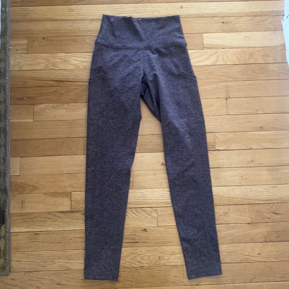 AERIE SMALL PURPLE HEATHER LEGGINGS